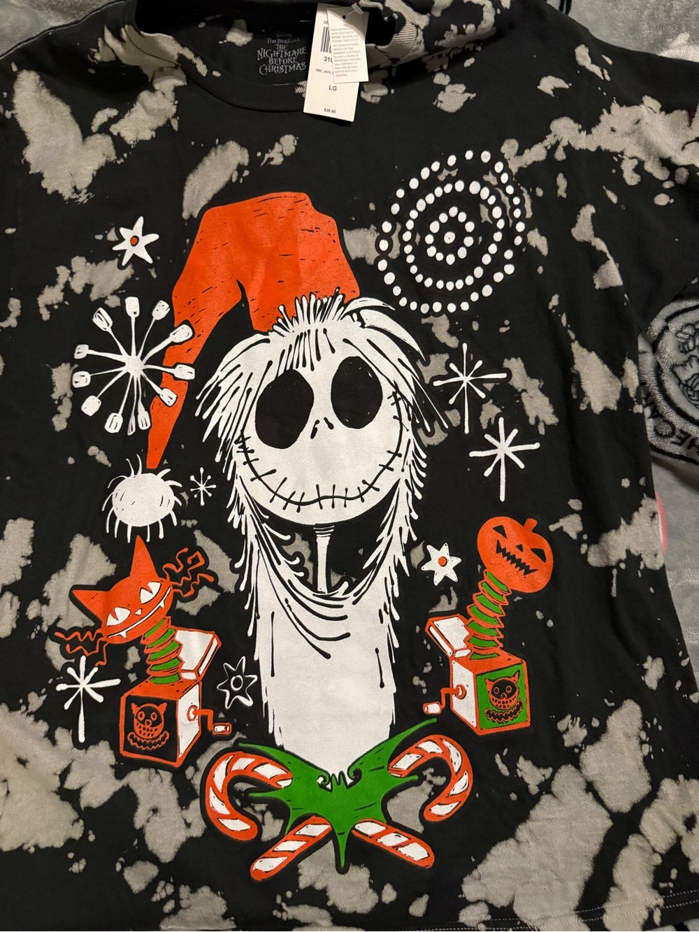 The Nightmare Before Christmas Jack Graphic Tee unisex